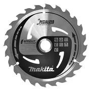 Makita E-12217 Cirkelzaagblad WPC | Efficut | 165 x 20 mm | 24-tands