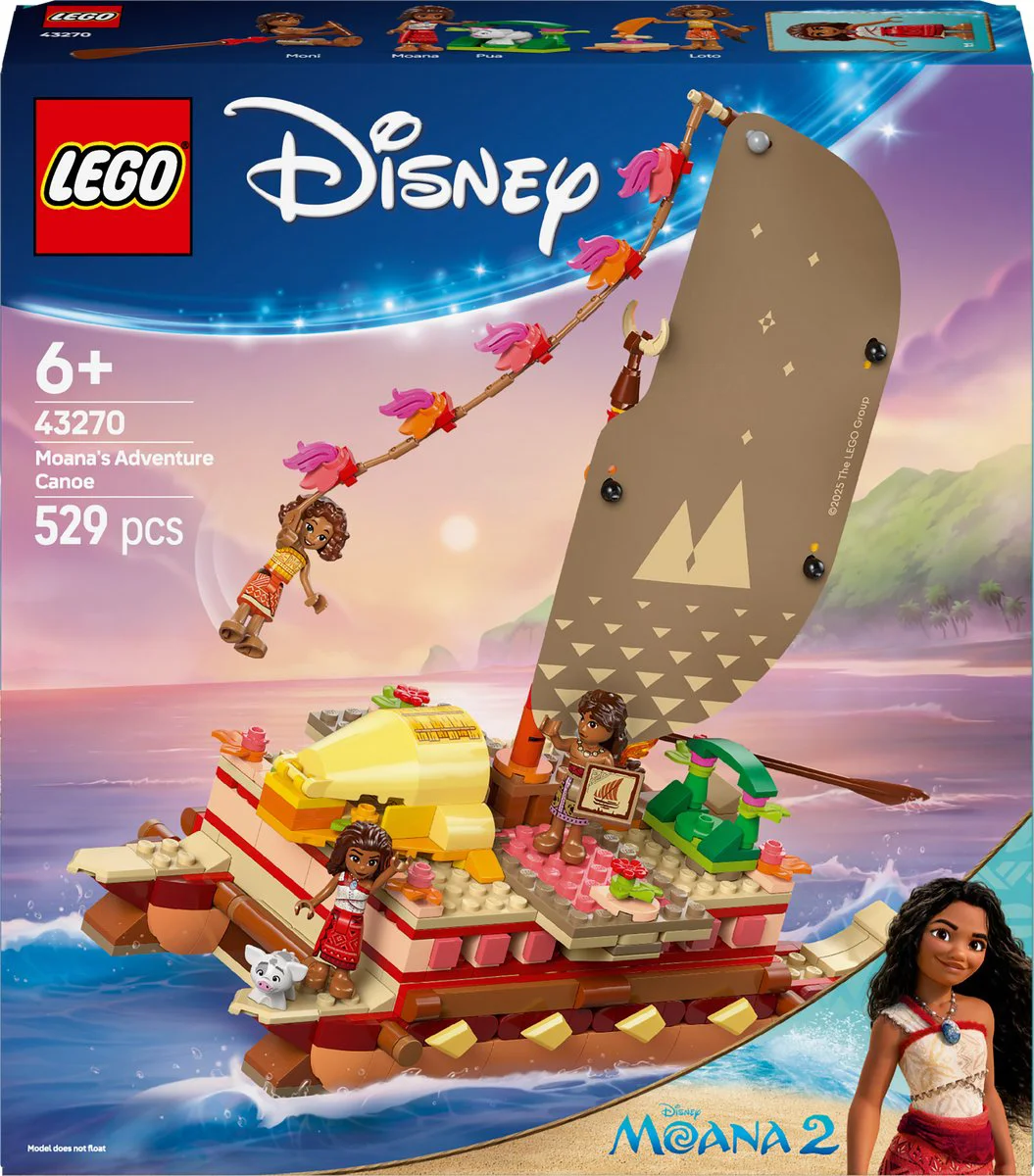 LEGO Disney Princess Vaiana's avonturenkano 43270
