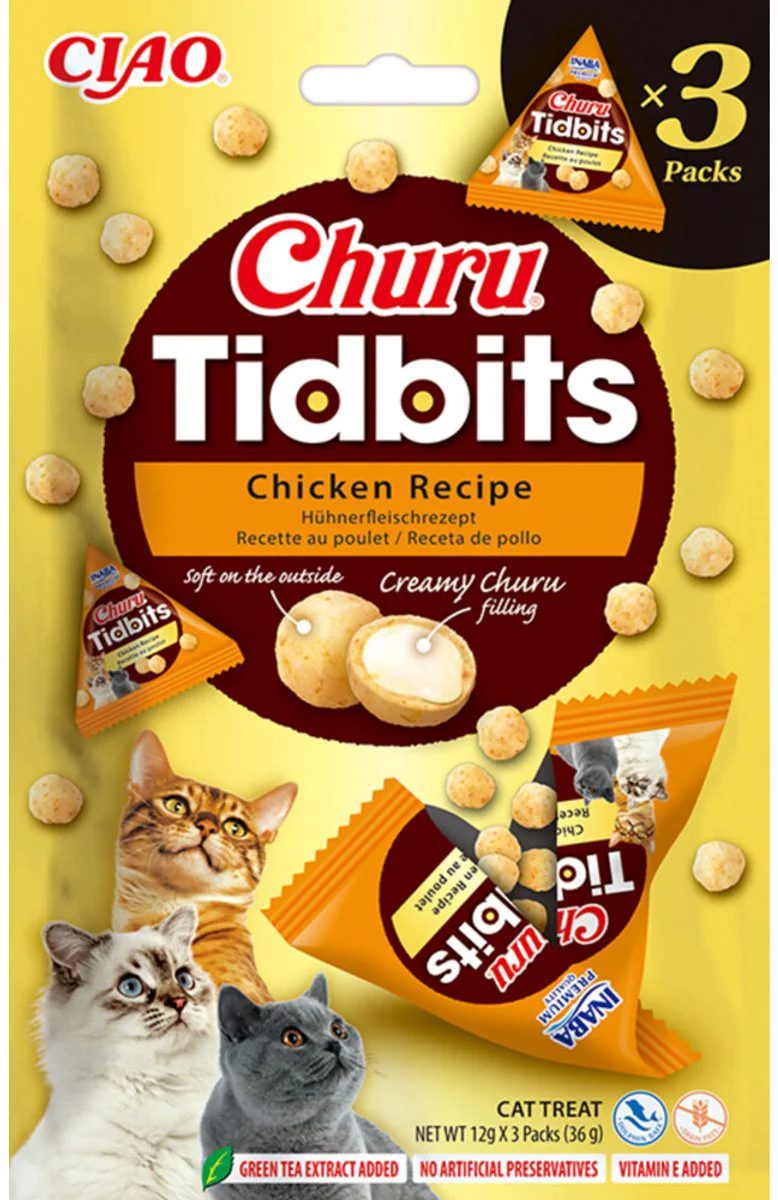 Ciao Kattensnack Churu Luxury Chicken 3 x 12 gr