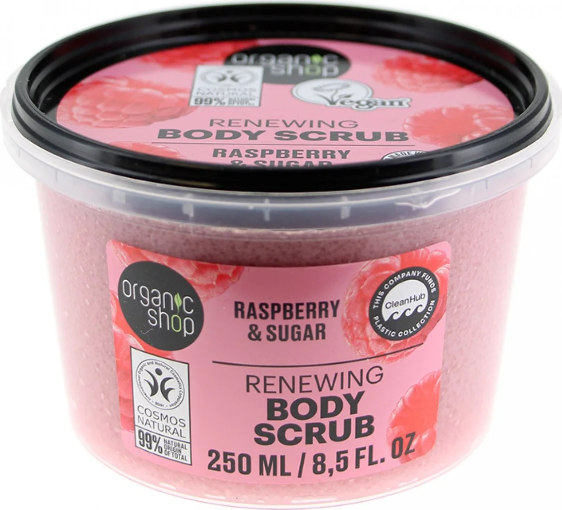 Organic Shop Body Scrub Raspberry Cream 250 ml