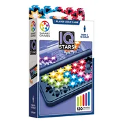 SmartGames IQ Stars - Logisch Denkspel & Reispuzzel - 120 Opdrachten met Gekleurde Sterren - Educatief Solospel - Vanaf 6 Jaar