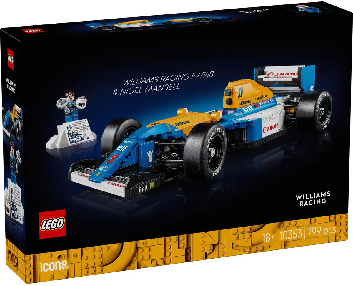 LEGO Icons Williams Racing FW14B en Nigel Mansell 10353