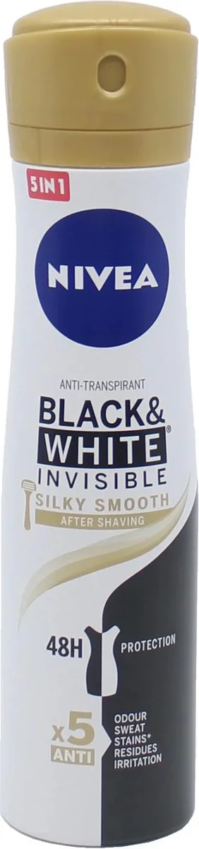 NIVEA Deodorant Spray Black & White Silky Smooth 150 ml
