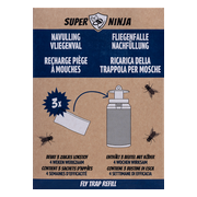 Super Ninja Navulling Vliegenval 3ST