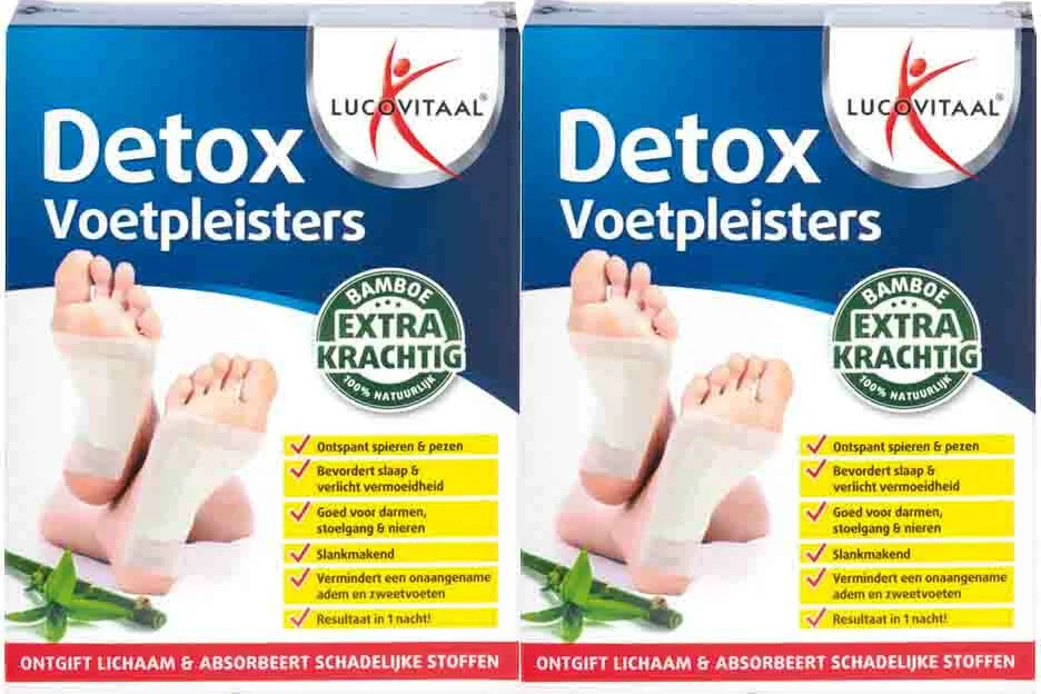 2x Lucovitaal Detox Voetpleisters 10 stuks