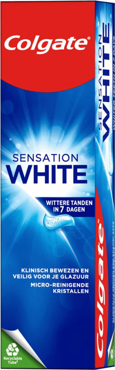 12x Colgate Tandpasta Sensation White 75 ml