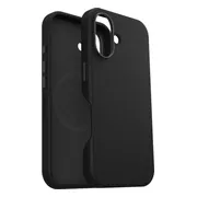 OtterBox Symmetry Apple iPhone 16 Back Cover met MagSafe Magneet Leer Zwart