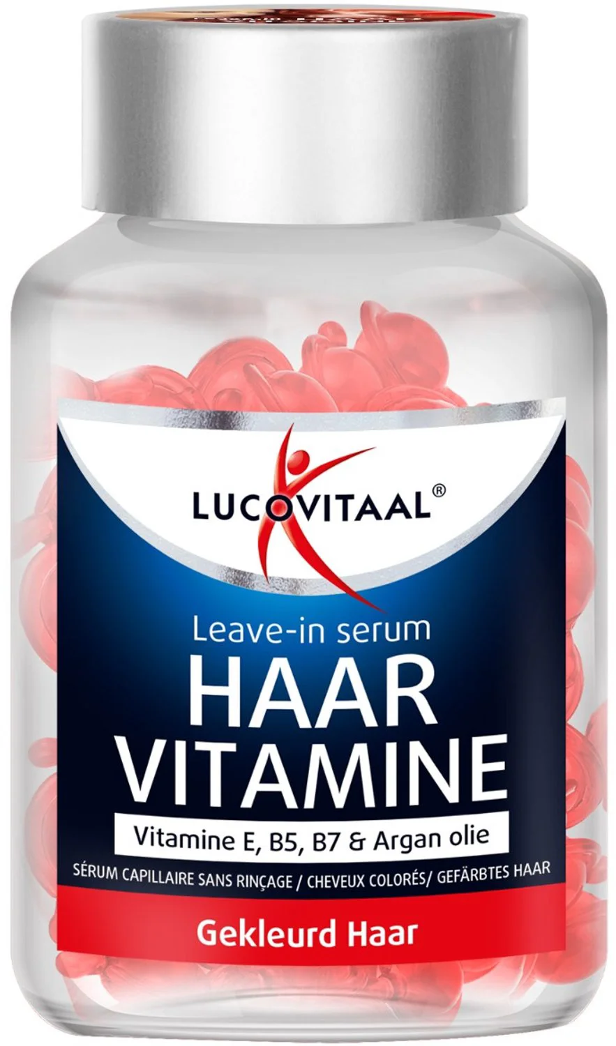 Lucovitaal Haarvitamine Leave-in Serum Gekleurd Haar Capsules 25CP