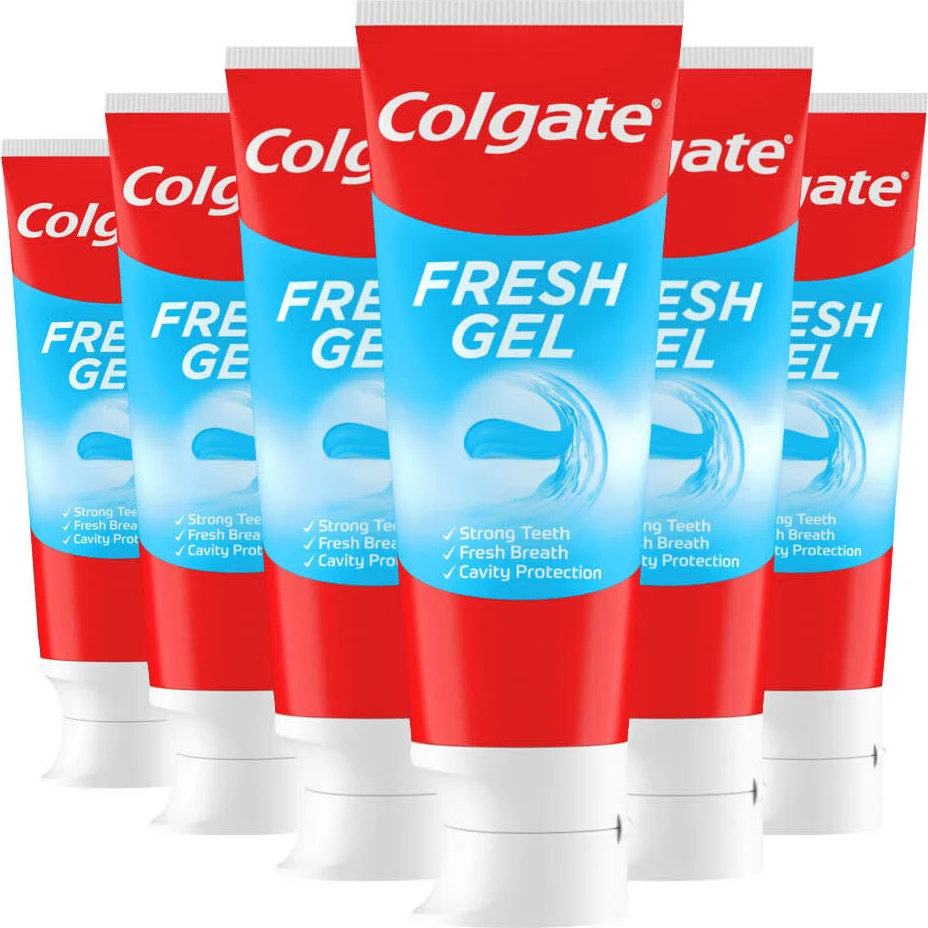 6x Colgate Tandpasta Fresh Gel 75 ml