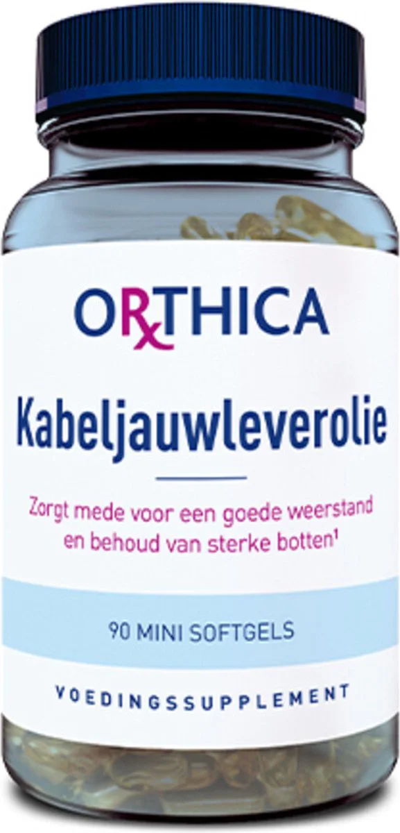 Orthica Kabeljauwleverolie 90 softgels