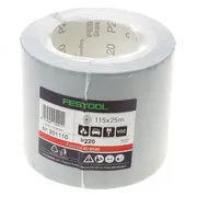 Festool 115x25m P220 GR Handschuurrol Granat - 201110