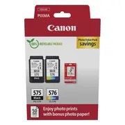Canon PG-575/CL-576 Cartridge + Fotopapier