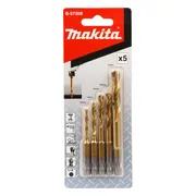 Makita B-57308 Metaalborenset HSS-TiN 5-delig