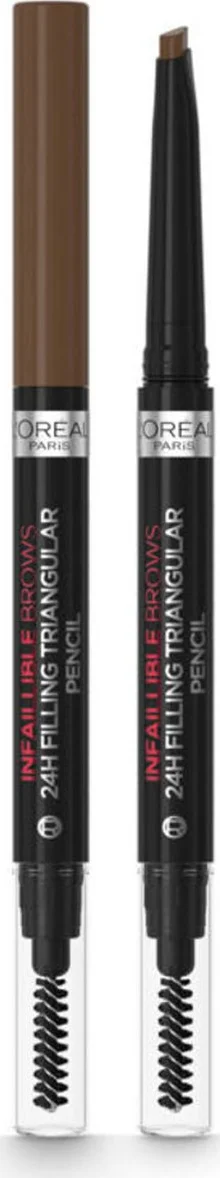 3x L'Oréal 24H Brow Filling Triangular Pencil 5.0 Light Brunette 1 ml