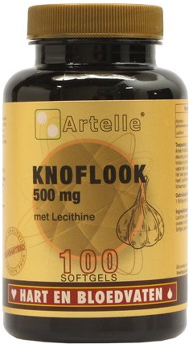 Artelle Knoflook 500 mg Met Lecithine Softgels 100SG