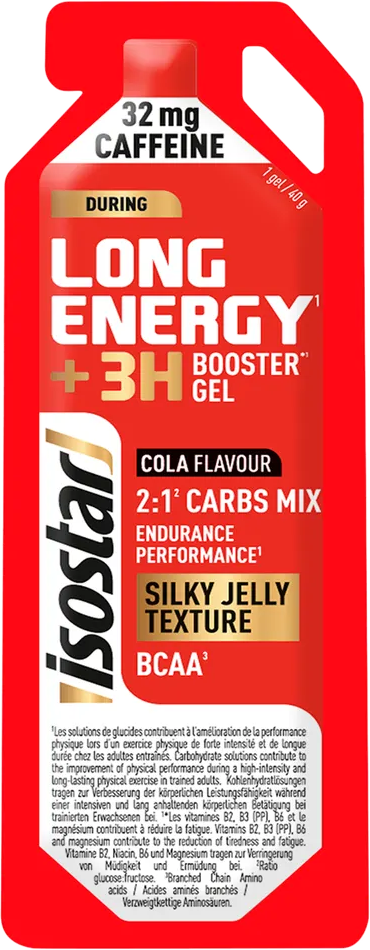 Isostar Long Energy +3H Booster Gel Cola 40GR