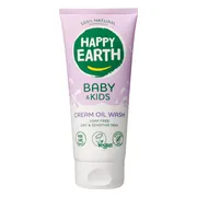 Happy Earth 100% Natural Baby & Kids Cream Oil Wash 200ML