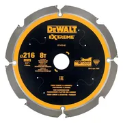 DeWALT Cirkelzaagblad voor Cementplaten | Extreme | Ø 216mm Asgat 30mm 8T - DT1473-QZ