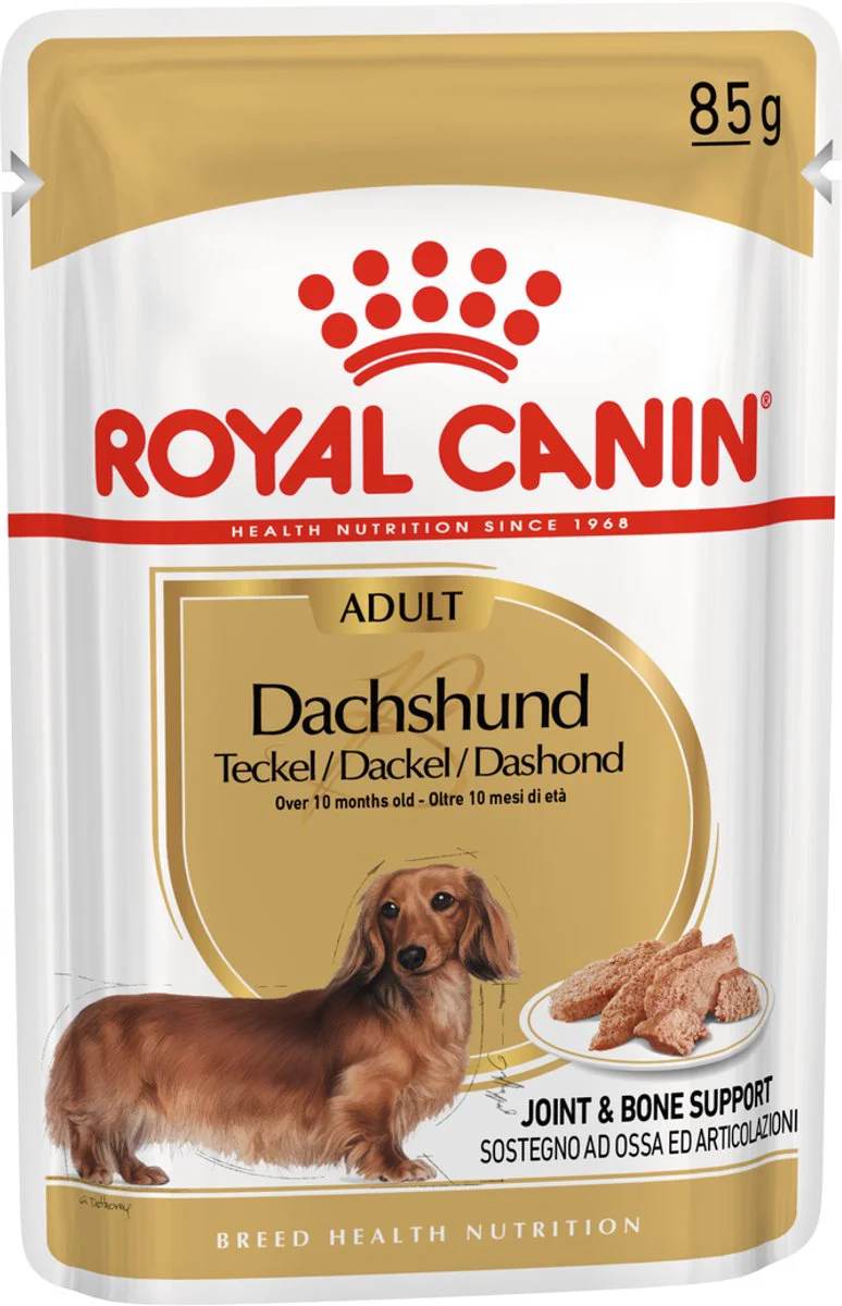 12x Royal Canin Dachshund Adult Hondenvoer Nat 85 gr