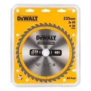 DeWALT Cirkelzaagblad voor Hout | Construction | Ø 235mm Asgat 30mm 40T - DT1955-QZ