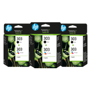 HP 303 4-Kleuren Pack (3 stuks)