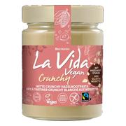 La Vida Vegan Witte Crunchy Hazelnootpasta 270GR