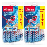 2x Vileda Super Mocio 3-Action Navulling 2 stuks