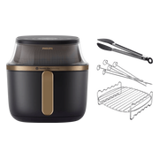 Philips Airfryer XL 3000 Serie NA332/00 + Dubbellaagse kookset