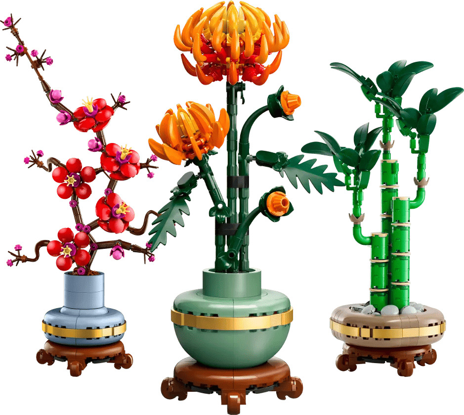 LEGO Aziatisch plantentrio 10344 + 10369