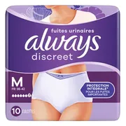 Always Incontinentie Broekjes Maat M 10 stuks