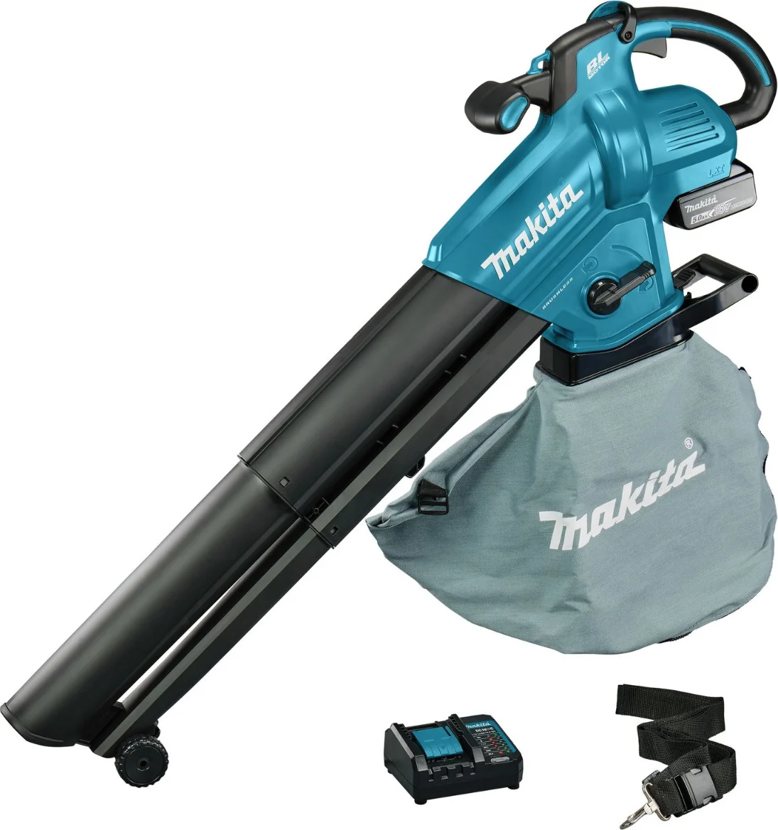 Makita DUB187T001 Accu bladblazer/-zuiger 18V 5.0Ah