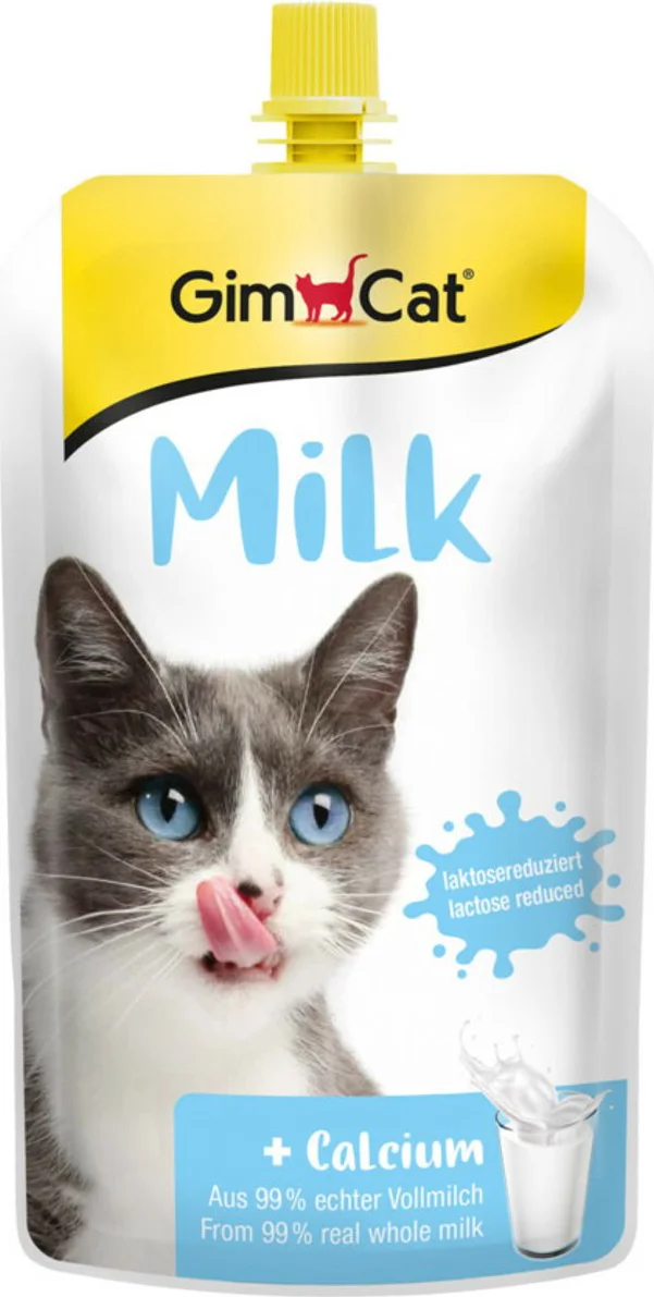 14x GimCat Kattenmelk Pouch Hersluitbaar 200 ml