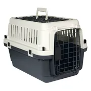 KARLIE Honden transportbox Nomad, grijs/wit (60,7x40x40,5 cm)