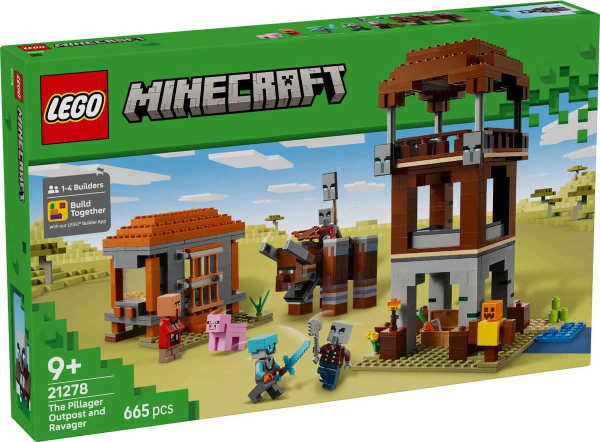 LEGO Minecraft De Plunderaar Buitenpost en Verwoester 21278