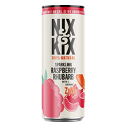Nix and Kix Raspberry Rhubarb 250ML