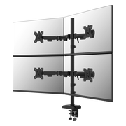 Neomounts NERO DS60-600BL2-2 Monitorarm Zwart