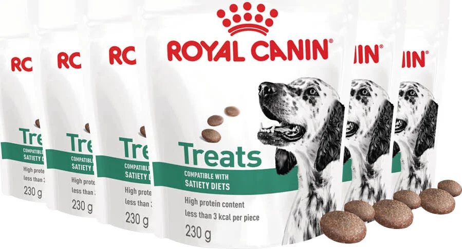 6x Royal Canin Hondensnack Satiety Treats 230 gr