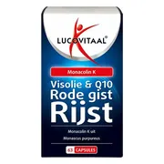 2x Lucovitaal Rode Gist Rijst met Visolie en Q10 63 capsules