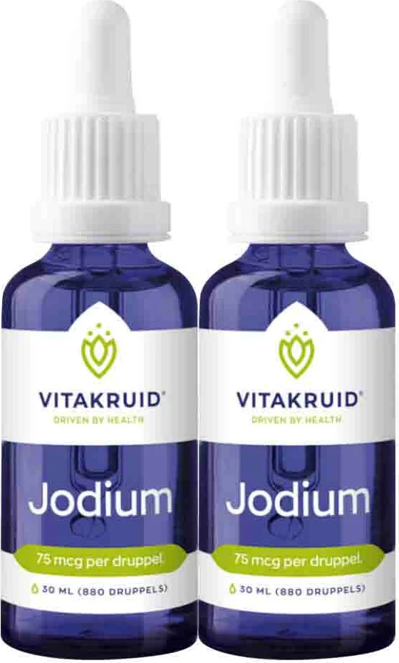 2x Vitakruid Jodium druppels 30 ml