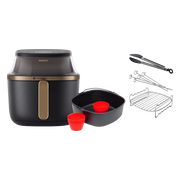Philips Airfryer XL 3000 Serie NA332/00 + Dubbellaagse kookset + Bakmeesterset