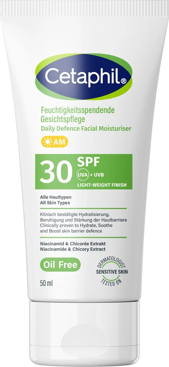 Cetaphil Daily Defence Facial Moisturiser SPF 30 50ML