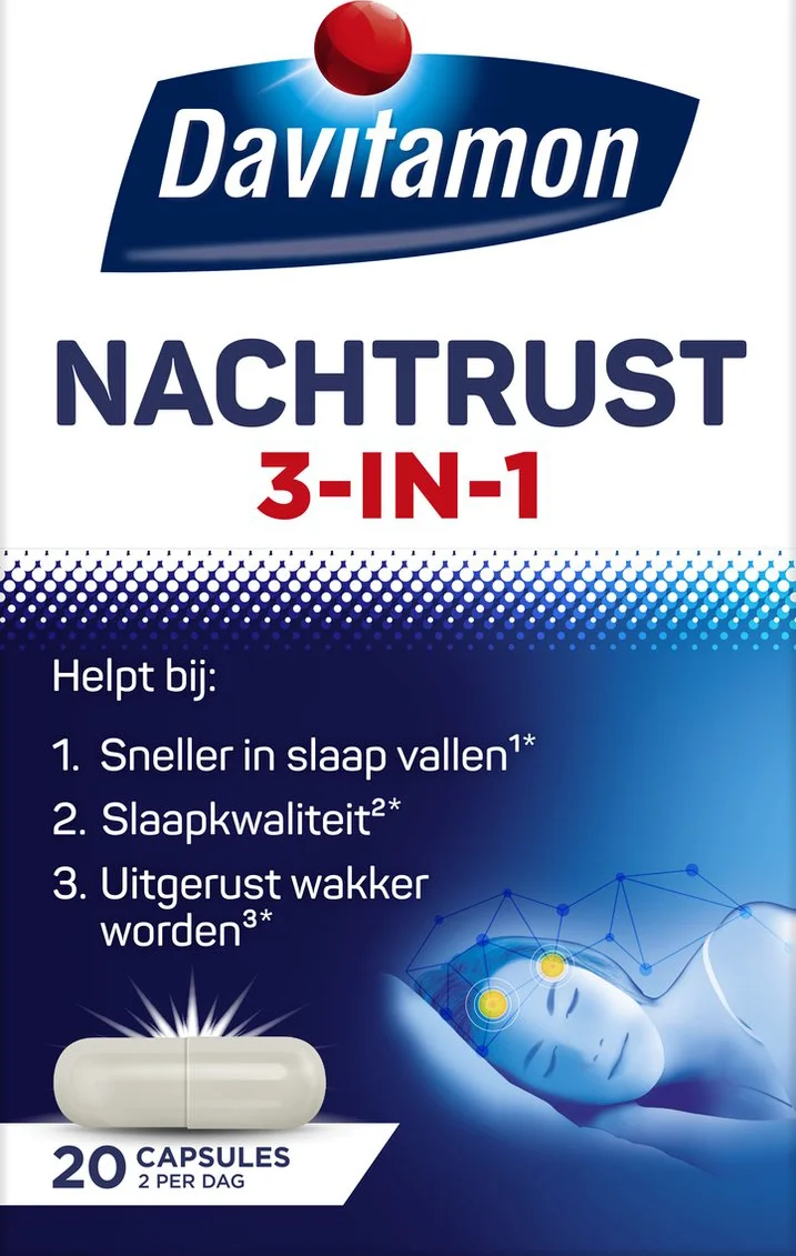 Davitamon Nachtrust 3-in-1 20 capsules