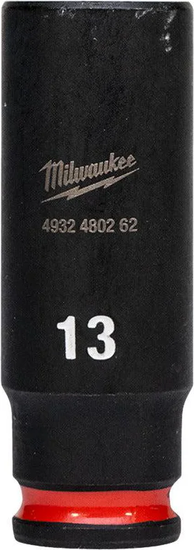 Milwaukee ShockWave™ Krachtdop 1/4" lang | 13 mm - 4932480262