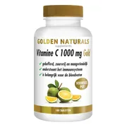 2x Golden Naturals Vitamine C Gold 1000mg vegan 180 tabletten