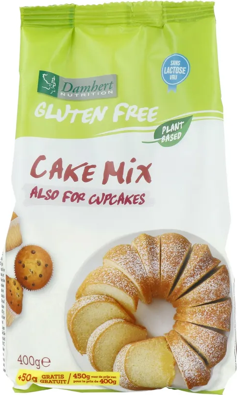 Damhert Gluten Free Cakemix 450GR