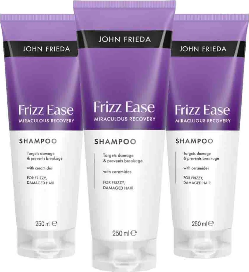 3x John Frieda Frizz Ease Shampoo 250 ml