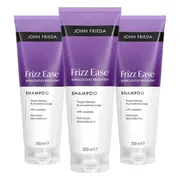 3x John Frieda Frizz Ease Shampoo 250 ml