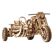 UGEARS Houten 3D Model - Motorfiets Scrambler UGR-10