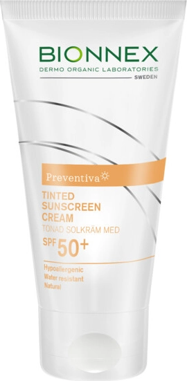 Bionnex Preventiva Getinte Zonnebrandcreme SPF 50+ 50 ml