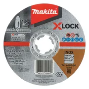Makita E-00418 Doorslijpschijf RVS X-LOCK | 125 x 22,23 x 1,2 mm | 10 stuks